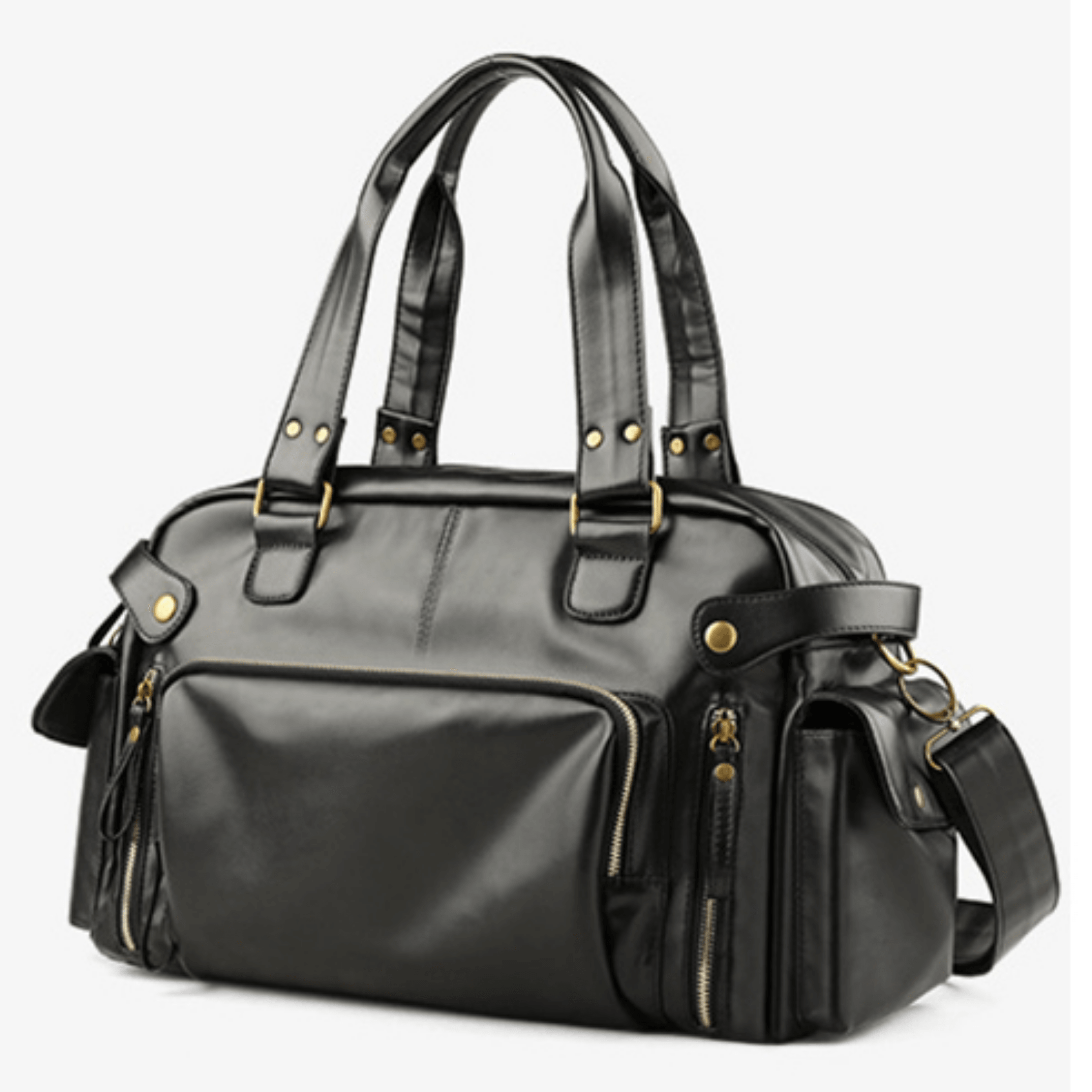 Bolsa Masculina Couro Rústica Luxuosa - mettz