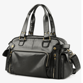 Bolsa Masculina Couro Rústica Luxuosa - Mettz