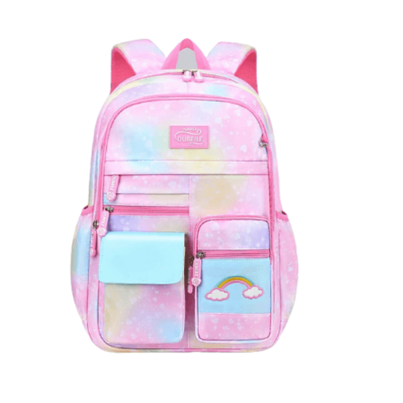 Mochila Escolar Infantil Princesas Abertura Lateral - mettz