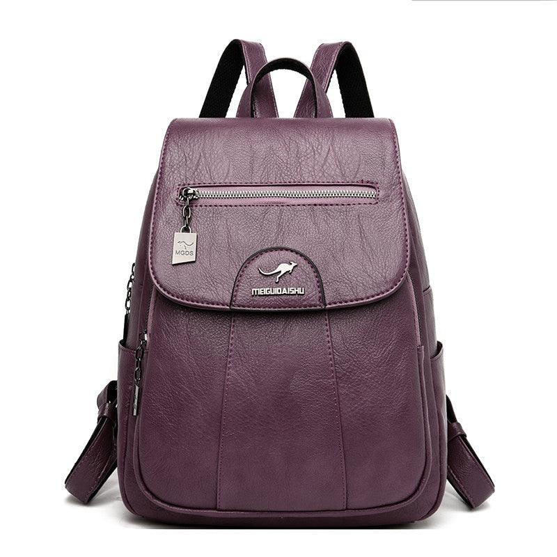 Mochila Feminina de Couro Dia-a-dia Fashion - mettz