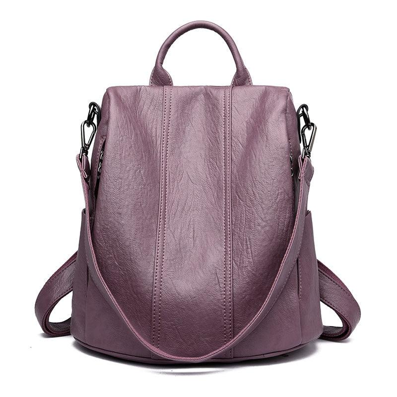 Bolsa Feminina Couro Antifurto de luxo - mettz