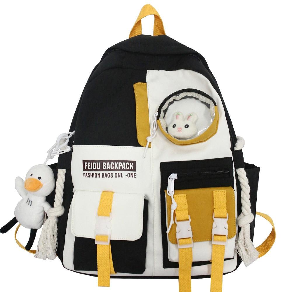 Mochilas Escolar com Pelúcias Fofas Infantil - mettz