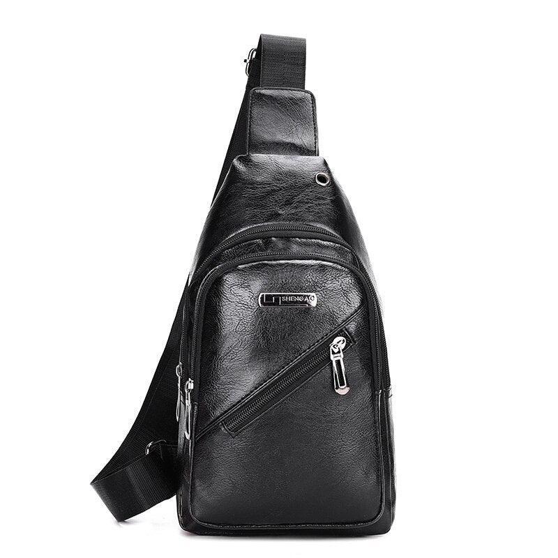 Bolsa Pochete Ombro Masculina Halfmoon Luxo - mettz