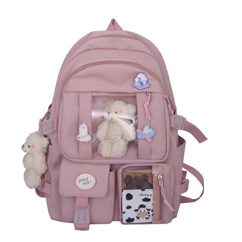 Mochila Escolar Feminina Personalizável Pelúcia - mettz