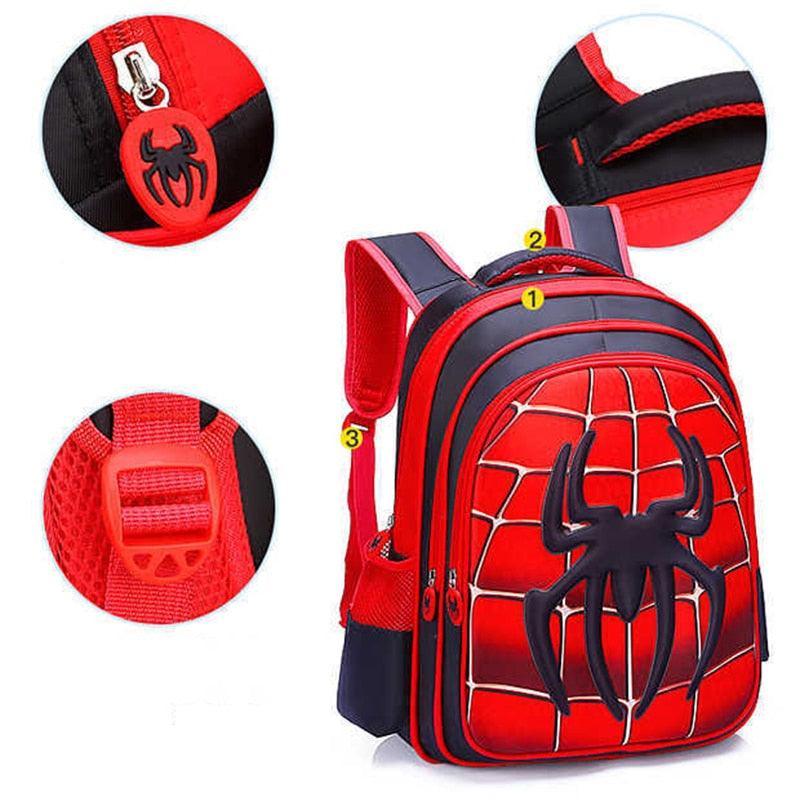 Mochila Infantil Homem-Aranha Heróis - mettz