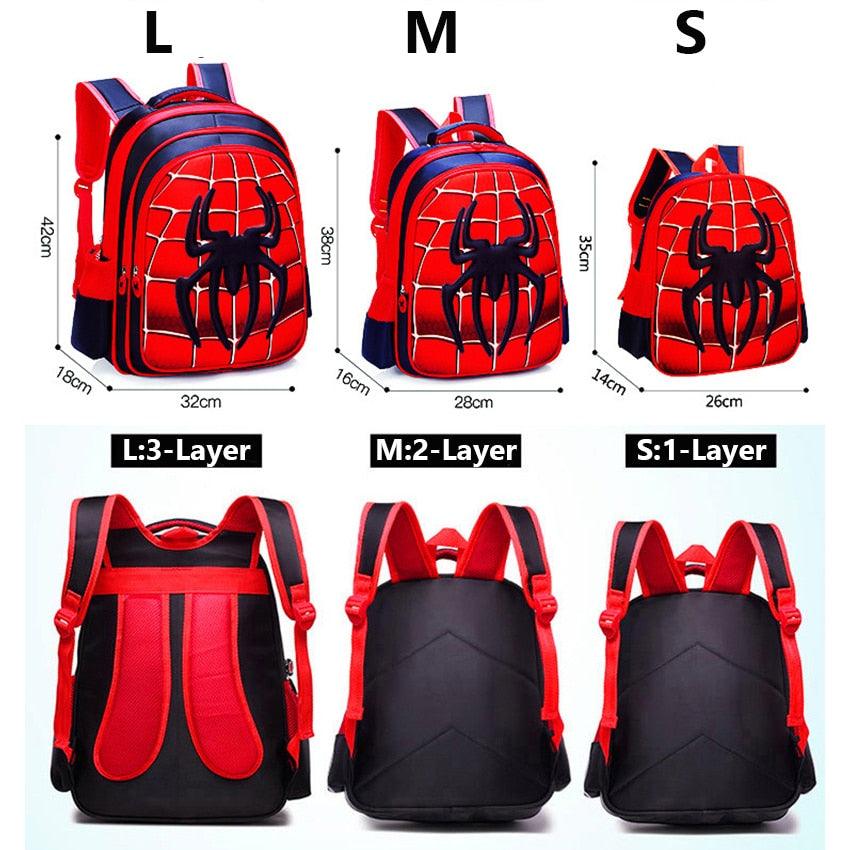 Mochila Infantil Homem-Aranha Heróis - mettz