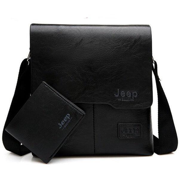 Shoulder Bag Couro Jeep + Carteira de BRINDE - mettz