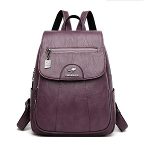 Mochila Feminina Fashion de Couro para o dia a dia - Mettz