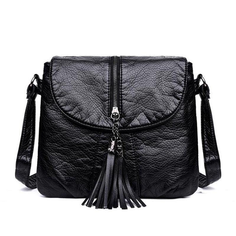 Bolsa Feminina Elegante All Black - mettz