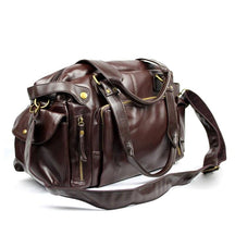 Bolsa Masculina Couro Rústica Luxuosa - Mettz