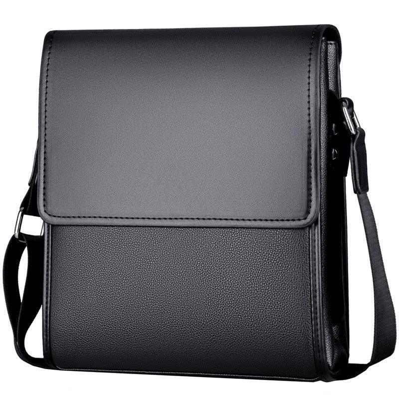 Bolsa de Couro Masculina Estilo Negócios - mettz