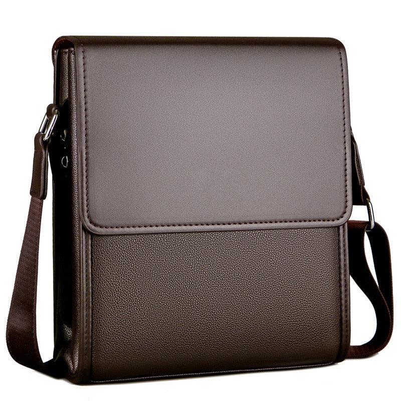 Bolsa de Couro Masculina Estilo Negócios - mettz