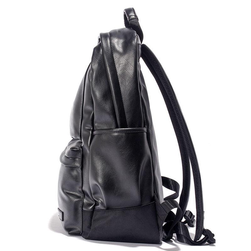 Mochila Couro Multi-bolsos Espaçosa - mettz