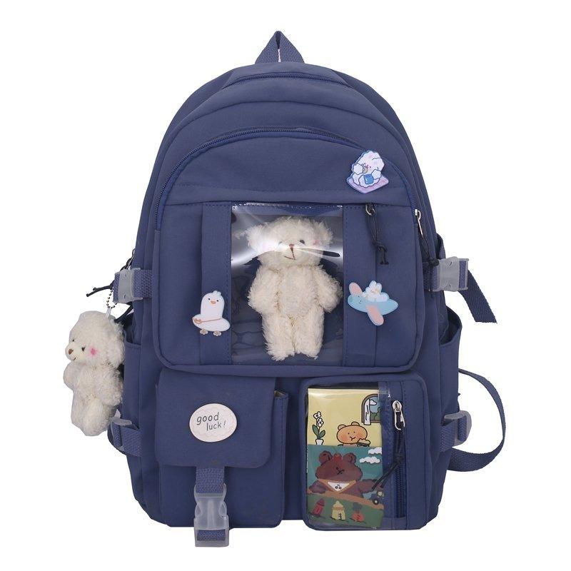 Mochila Escolar Feminina Personalizável Pelúcia - mettz