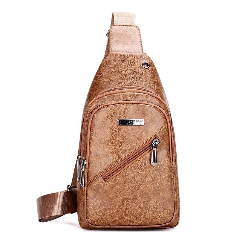 Bolsa Pochete Ombro Masculina Halfmoon Luxo - mettz