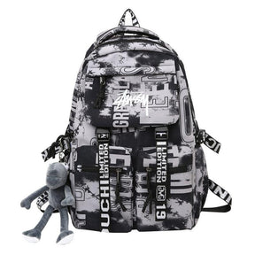 Mochila Escolar Grafite Gangsta Múltiplos Bolsos - Mettz