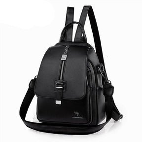 Mochila de Couro Para Mulheres Multi-utilidades - Mettz