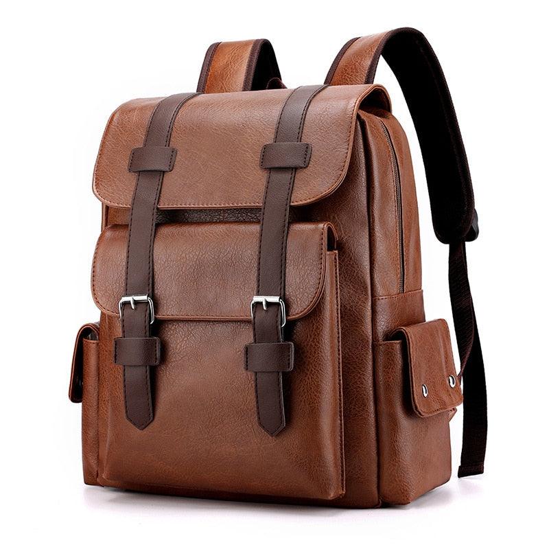 Mochila Couro Masculina Clássica Light - mettz