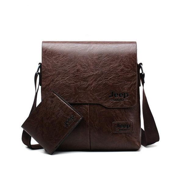 Shoulder Bag Couro Jeep + Carteira de BRINDE - mettz