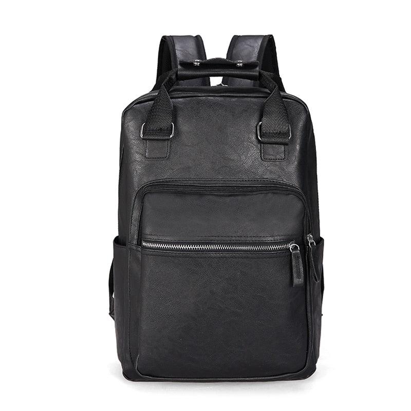 Mochila Couro Casual para Notebook Cadernos - mettz