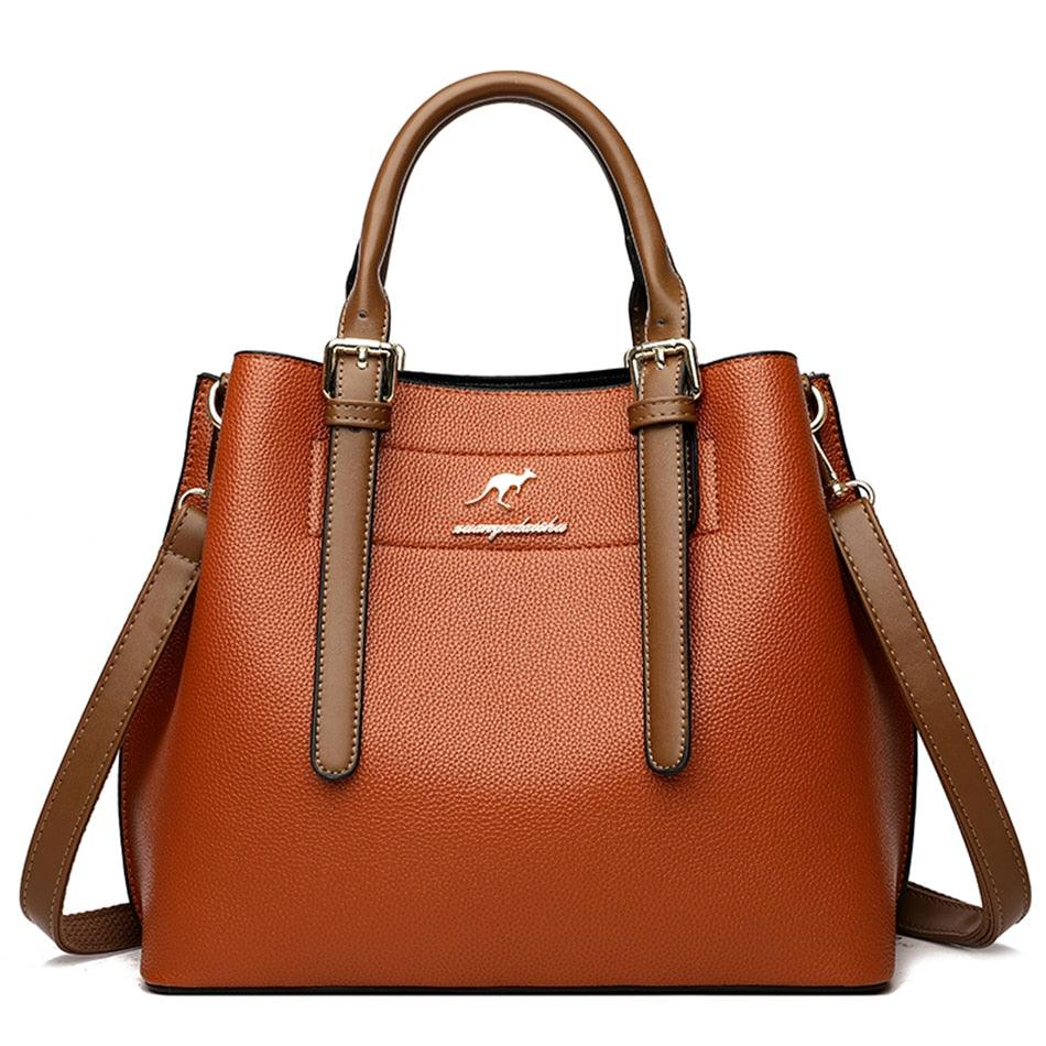 Bolsa Feminina Elegante Couro Eco Genuíno - mettz