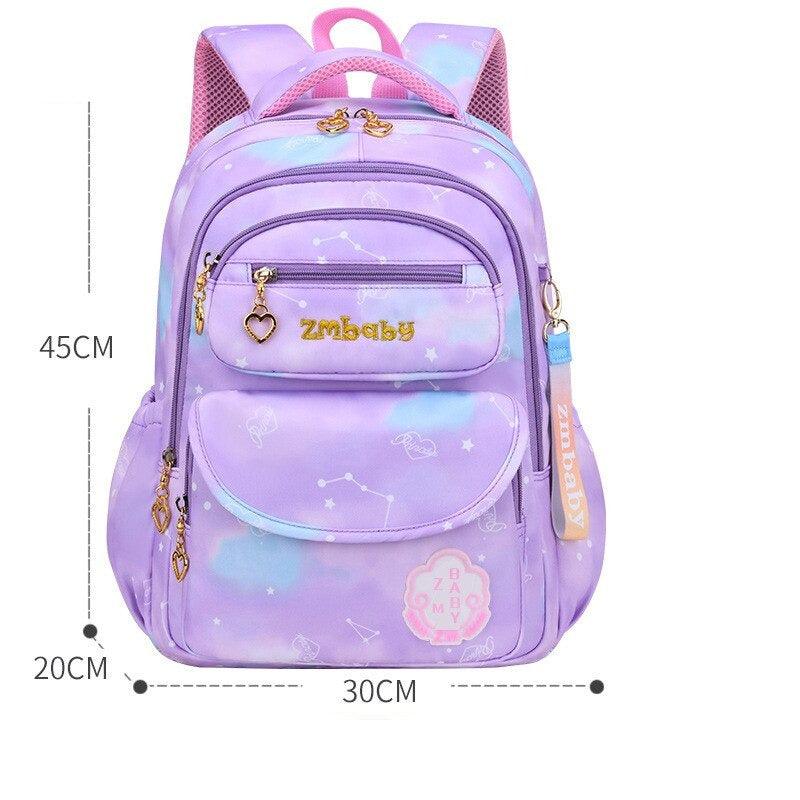 Mochila Escolar Infantil Estilo Princesa ZMBaby® - mettz