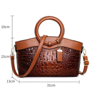 Bolsa Feminina de Couro Cobra - Mettz