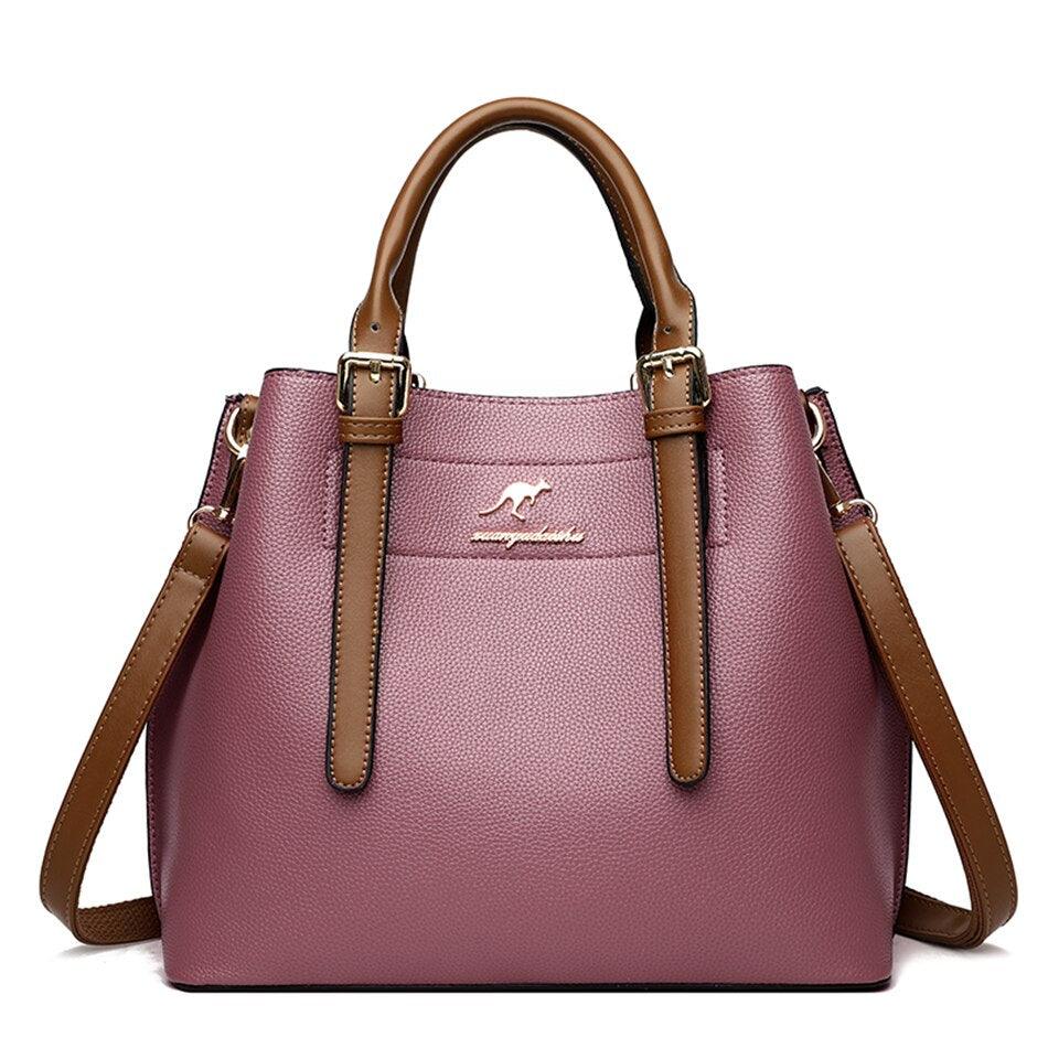 Bolsa Feminina Elegante Couro Eco Genuíno - mettz