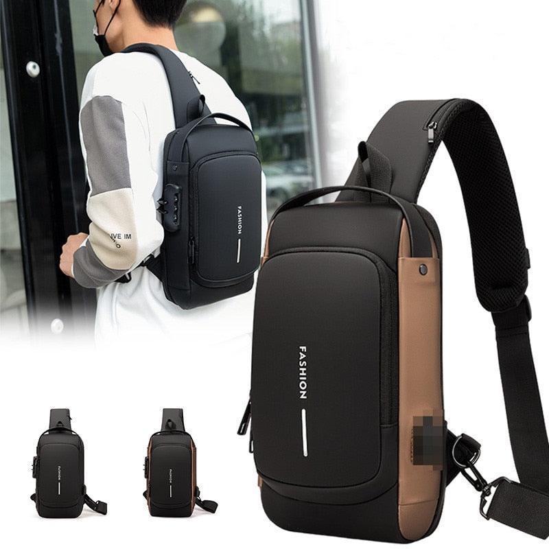 Mochila Anti-Furto com Senha USB - mettz