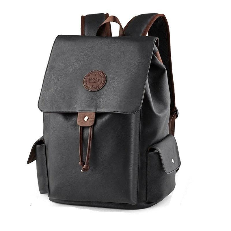 Mochila Couro Luxuoso Clássico Masculino - mettz