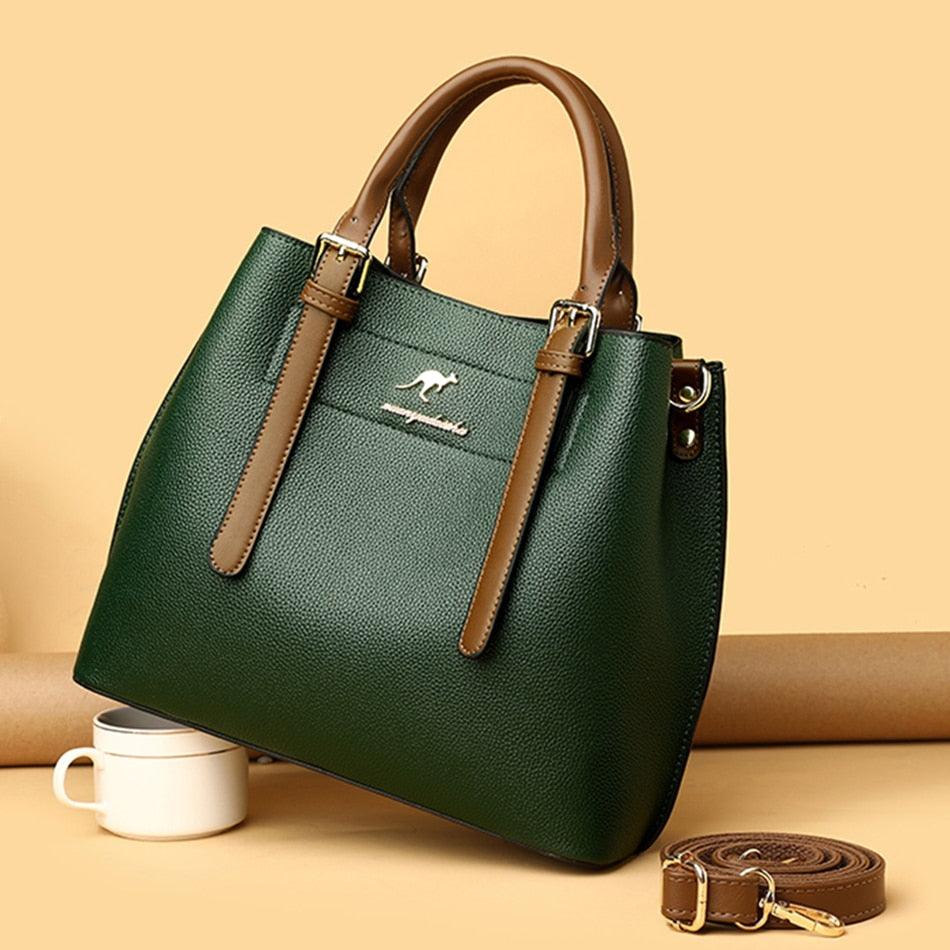 Bolsa Feminina Elegante Couro Eco Genuíno - mettz