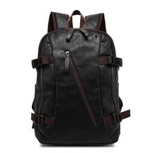 Mochila de Couro Masculina Retrô Clássica - Mettz